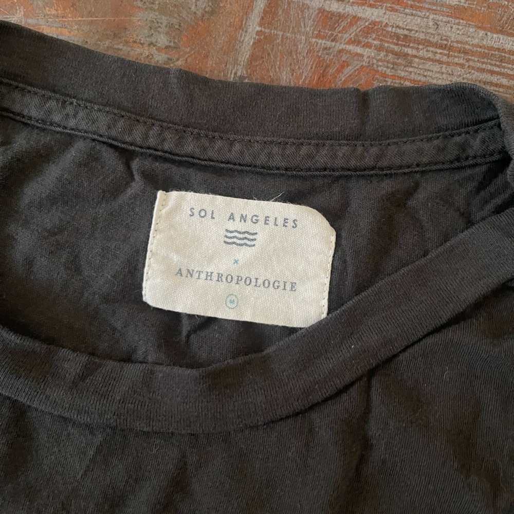 Anthropologie Gray Pineapple Tee - Picture 5 of 6